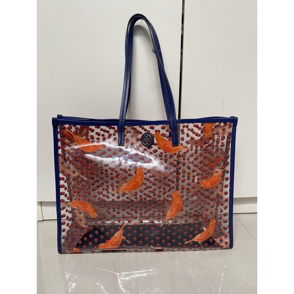 Authentic Tory Burch Large Pvc bag