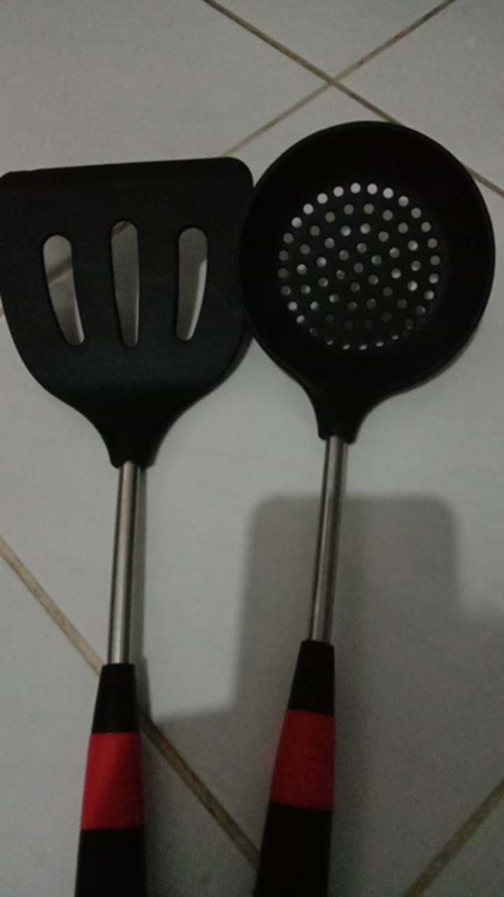 Oppolia Alat Dapur Kitchen Set Spatula Silikon Tahan Panas Silikon Peralatan Masak Ukuran Jumbo