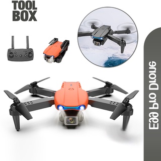 Toolbox Drone E99 Pro 4K ultra HD Camera dua Kamera Drone Quadcopter Include Auto Fokus Remot Dan Kamera Original