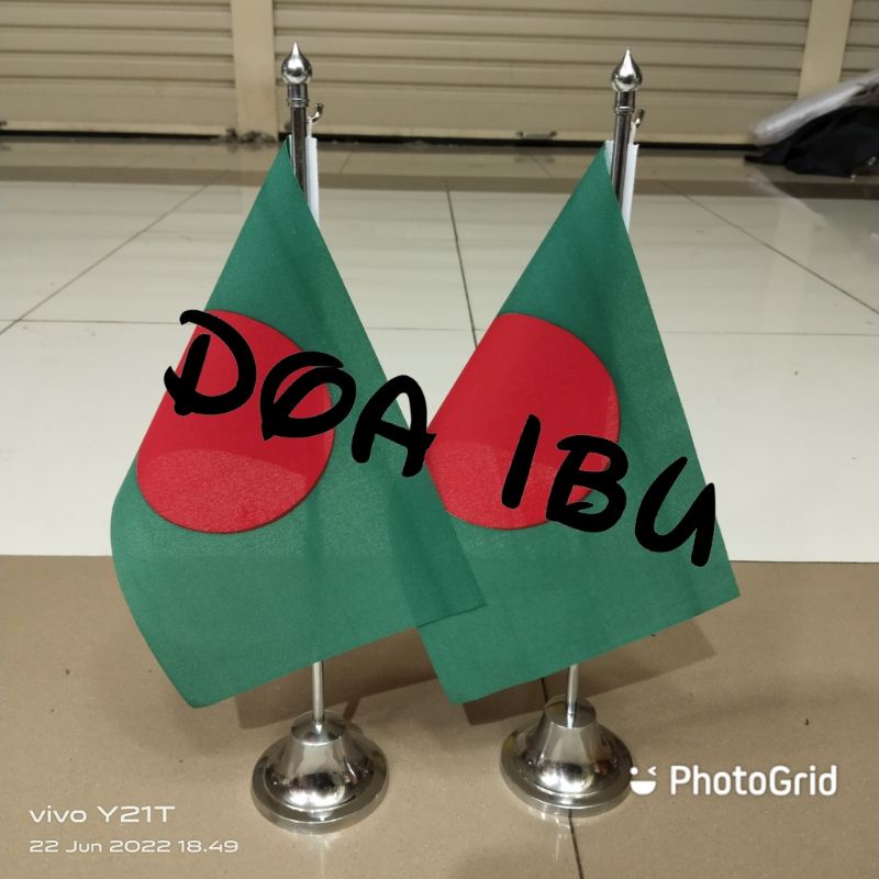 

best seller tiang stenlis meja+bendera BANGLADESH ready stock