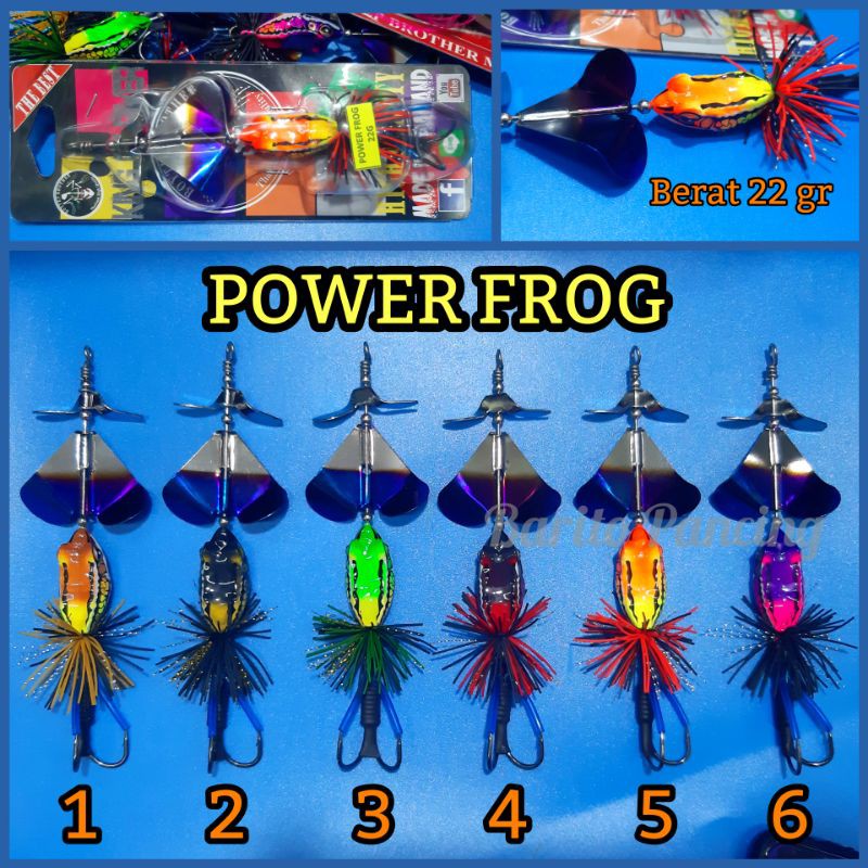 Boytep Power Frog 22 gram Umpan Pancing Kesting Gabus Tomman
