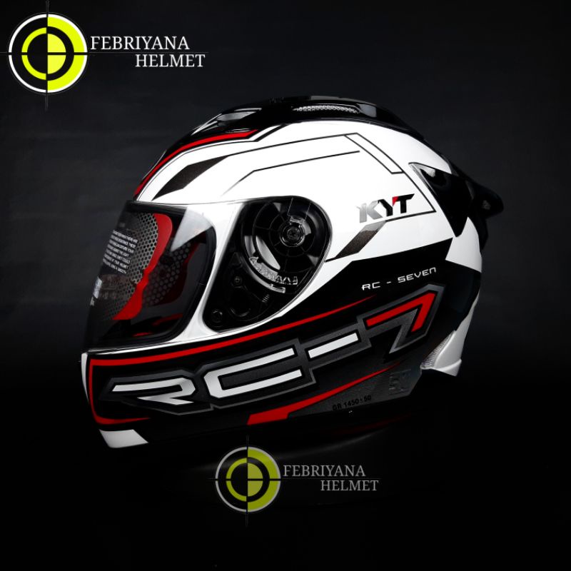 HELM KYT RC7 SERI 14 WHITE | KYT HELMET RC7 SERI 14