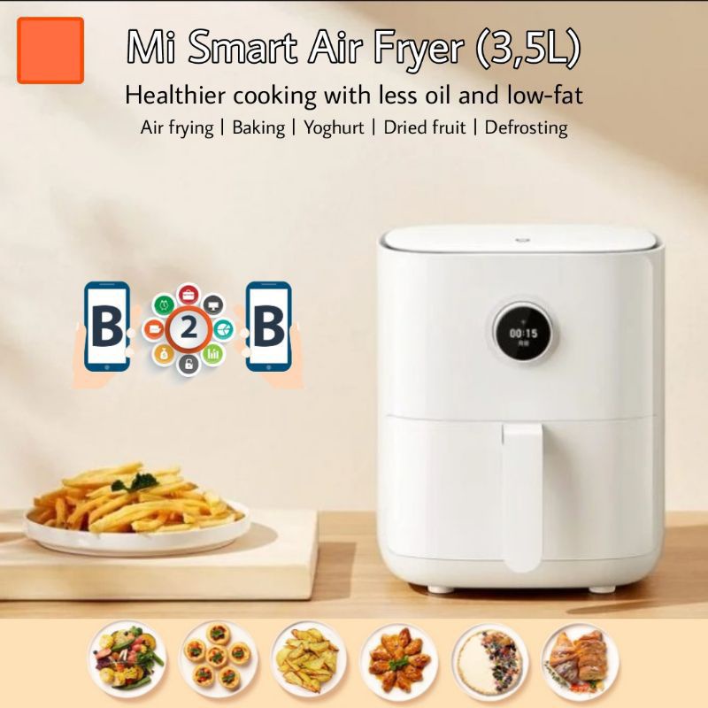 Mijia Smart Air Fryer 3.5L Penggorengan Tanpa Minyak