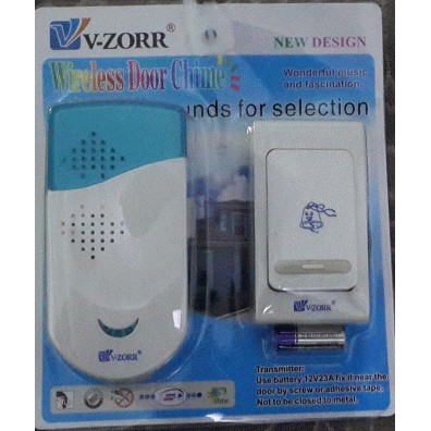 SH Door Bell chime Wireless V-ZORR Bel Pintu Rumah Tanpa Kabel