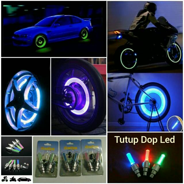 FIREFLYS TUTUP Aksesoris Motor Tutup Pentil Lampu LED Roda Ban Sepeda Motor Fireflys Original