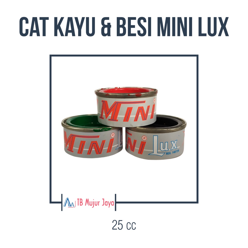 Cat Kayu dan Besi Mini Lux Kecil 25 cc