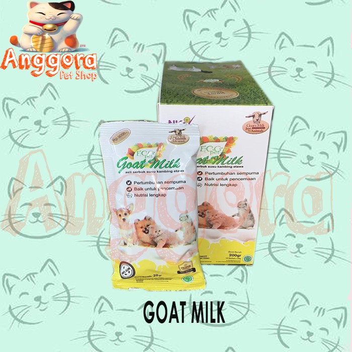 Susu Kucing dan Anjing GOAT MILK 20gr sachet