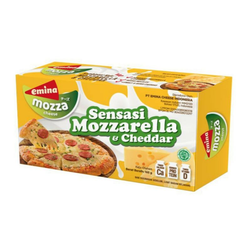 

KEJU EMINA MOZZA 165gr/ KEJU MOZZARELLA Exp Oktober 2021