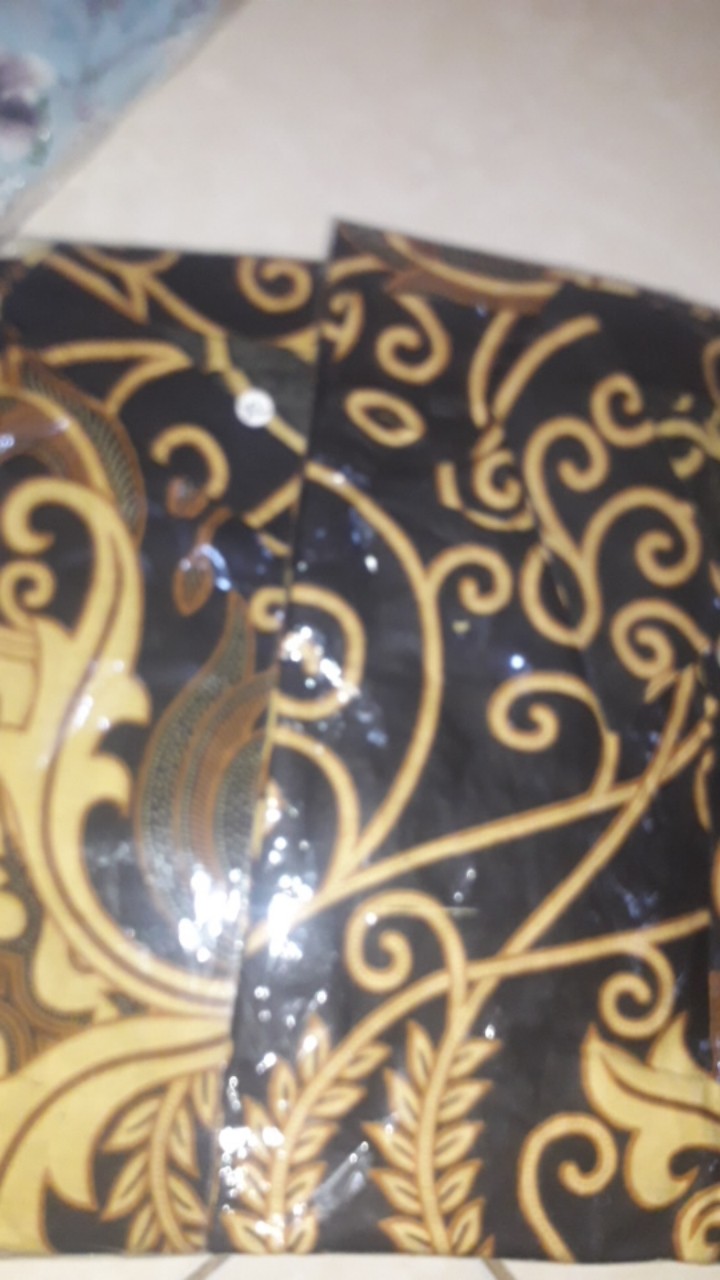 Batik Couple Keluarga Sania Ruffle Ori Ndoro Jowi Dnt Kujang Kuning
