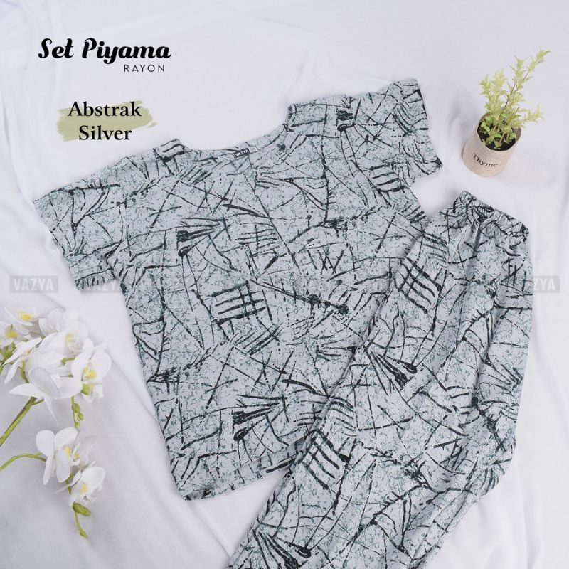 Set Piyama Rayon Motif ( Katalog 1 )