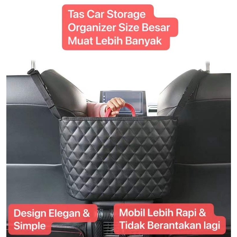 Tas Universal Car Storage Organizer Kantong Tas Penyimpan Mobil Tampas Tas Serbaguna AM-21 AM-50