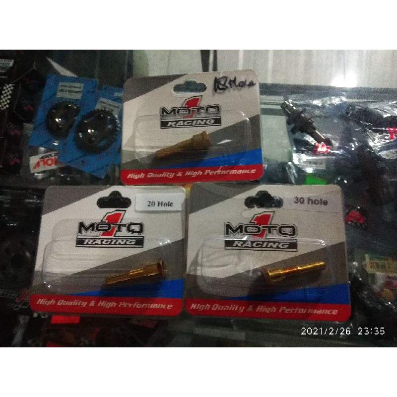 Nozzle karbu pwk 18 hole 20 hole 30 hole cocok untuk karbu pwk Moto1 Kawahara kx Uma racing BRT