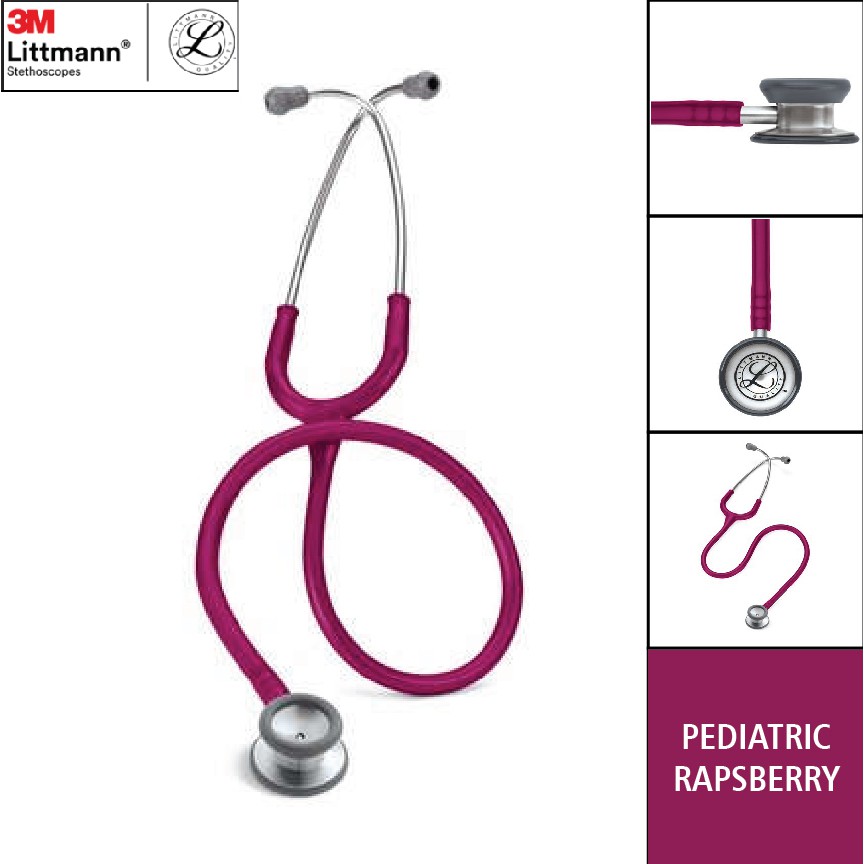 Stetoskop Littmann Pediatric / Anak Hitam / Merah / Rapsberry