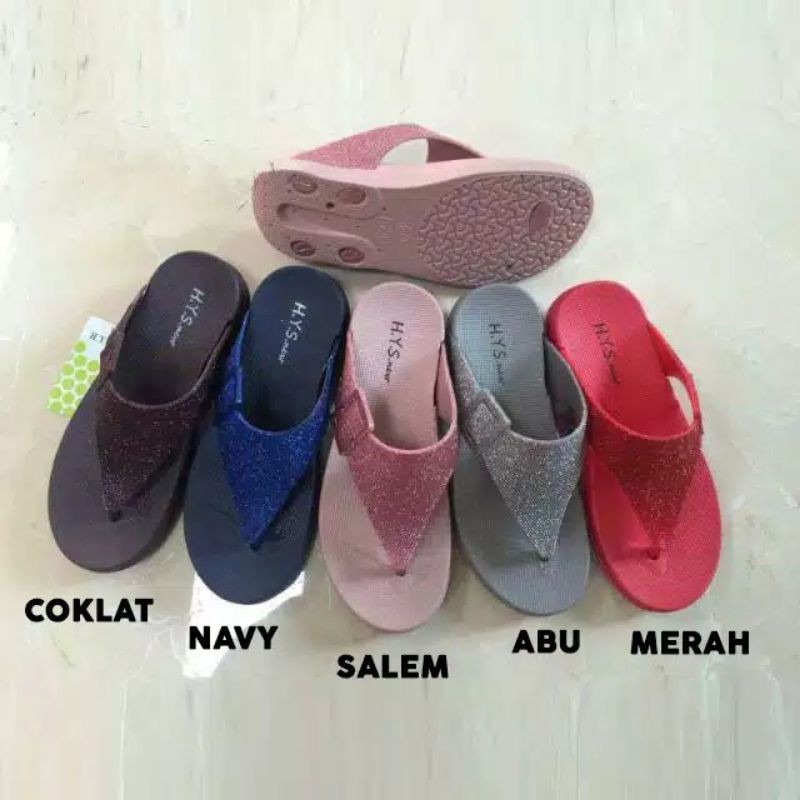 Sandal Jepit Wedges Blink HYS