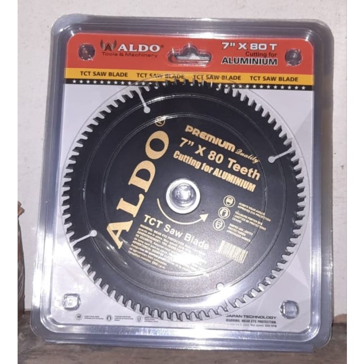 Mata potong aluminium ALDO 7" x 80 T TCT circular saw blade