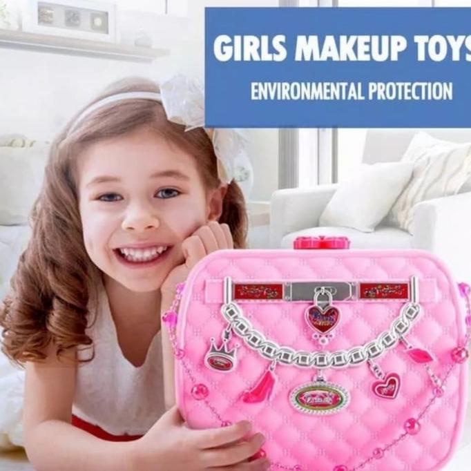 Mainan Anak Perempuan Make Up Unicorn Magical Bag Dandan Rias Tas