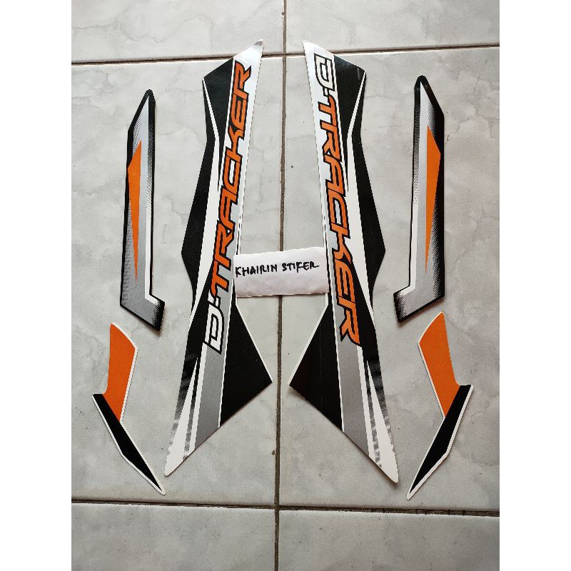 striping stiker D-Tracker d tracker orange oren