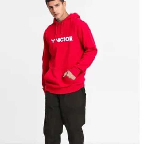 Jaket Hoodie murah Distro ViCTOR BADMiNTON BULU TANGKiS polos custom indonesia olahraga pria wanita