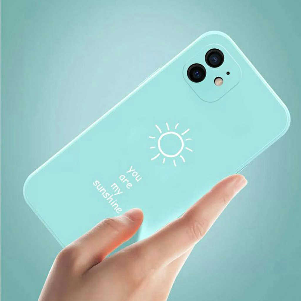 Sunshine Casing Silikon iPhone 13 Pro MAX 12 Pro MAX 11 Pro MAX X XS MAX XR 7 Plus 8 Plus Motif Kotak