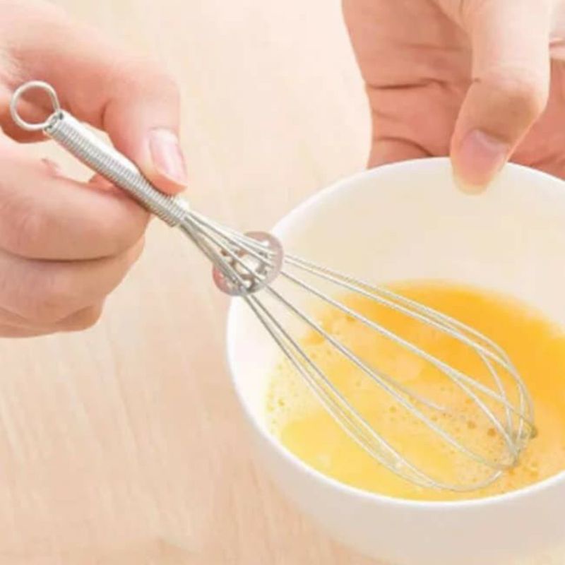 ~ PIYOSHI08 ~ Mini Balloon Whisk Pengocok Telur / Manual Hand Mixer Egg Batter PD103