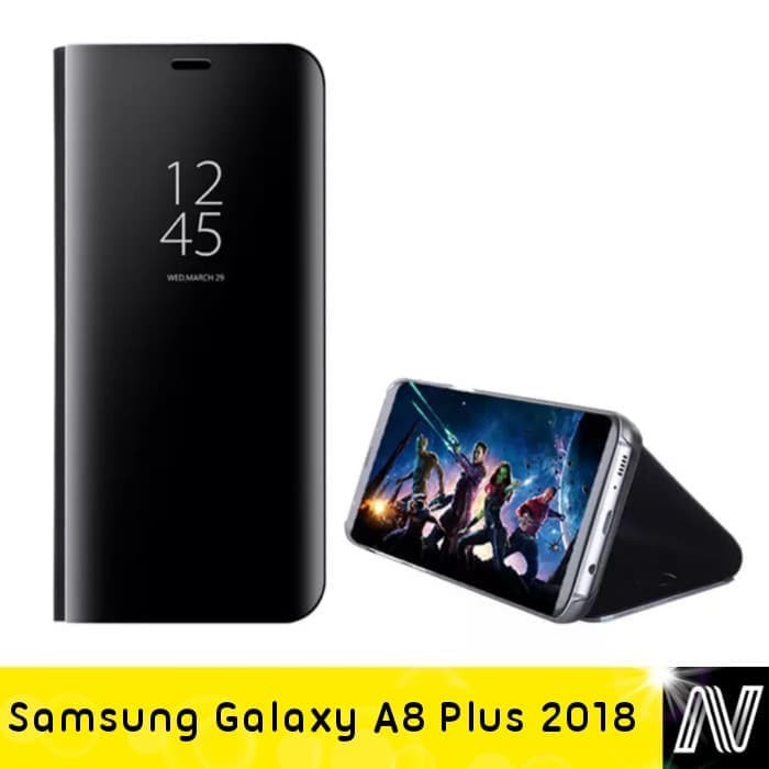Samsung Galaxy A8+ 2018 Case Flip cover Mirror Case Samsung A8 Plus