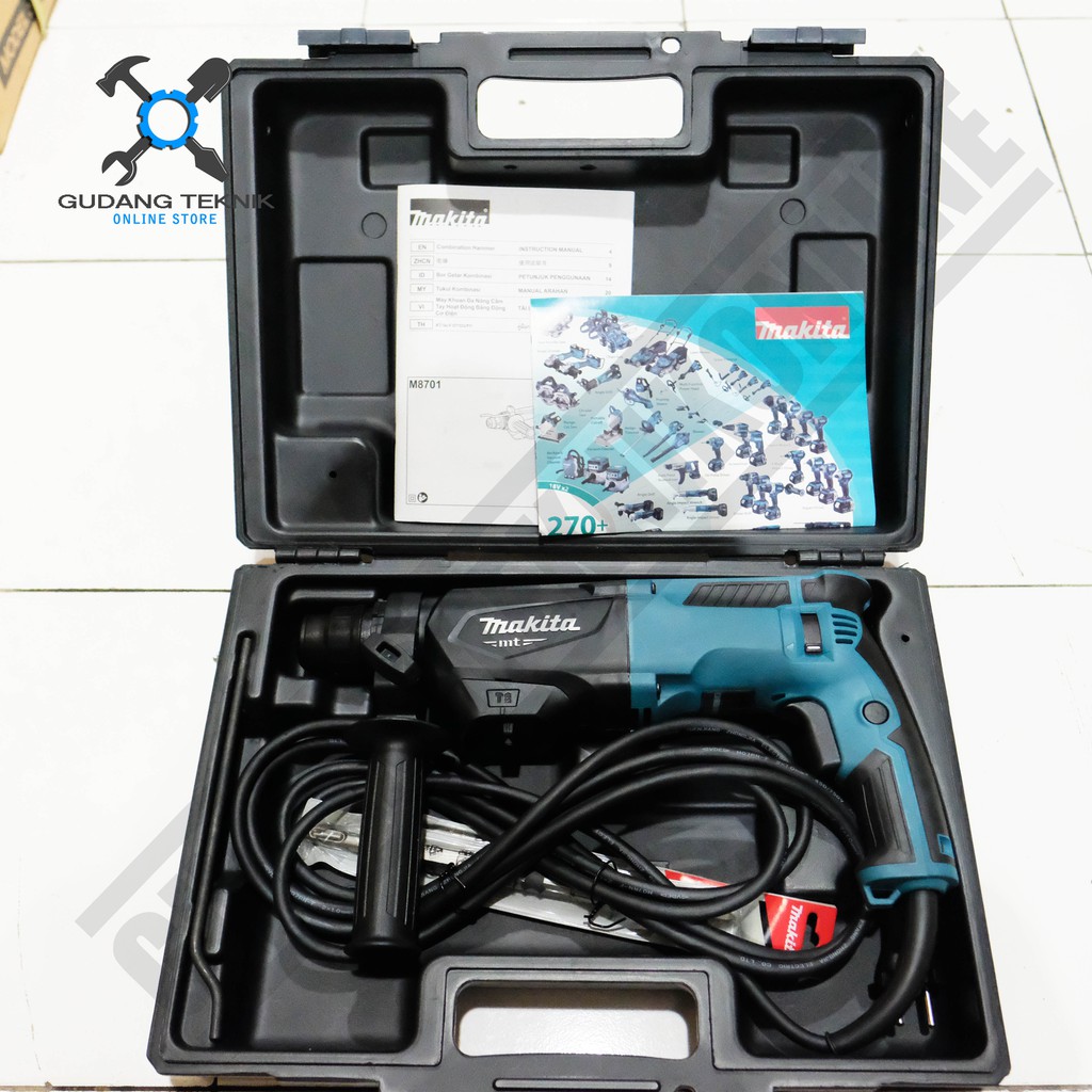 Rotary Hammer Makita M8701B / Bor Bobok Beton Makita M8701B Hammer Drill