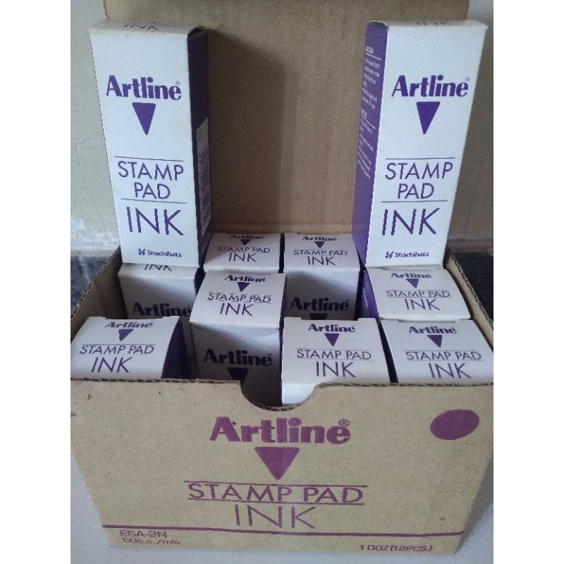 

ARTLINE STAMP PAD INK 50 ML WARNA UNGU