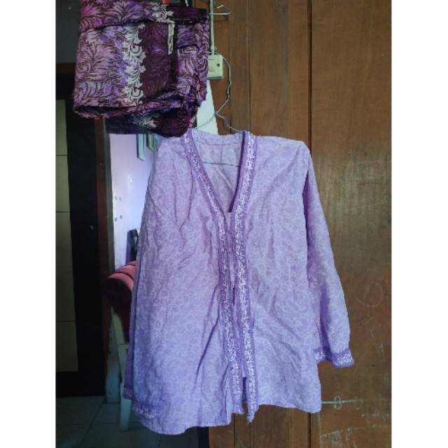 Kebaya batik set setelan pesta kondangan nikahan bagus preloved