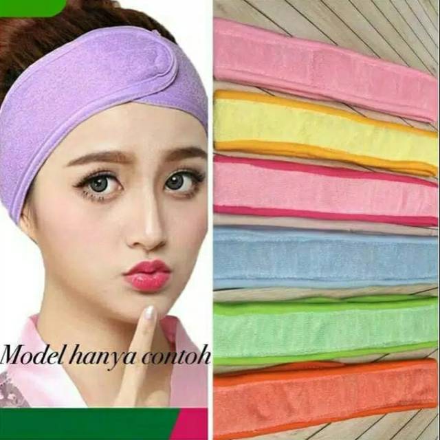 BANDO MANDI / BANDANA SILANG /FACIAL HEADBAND