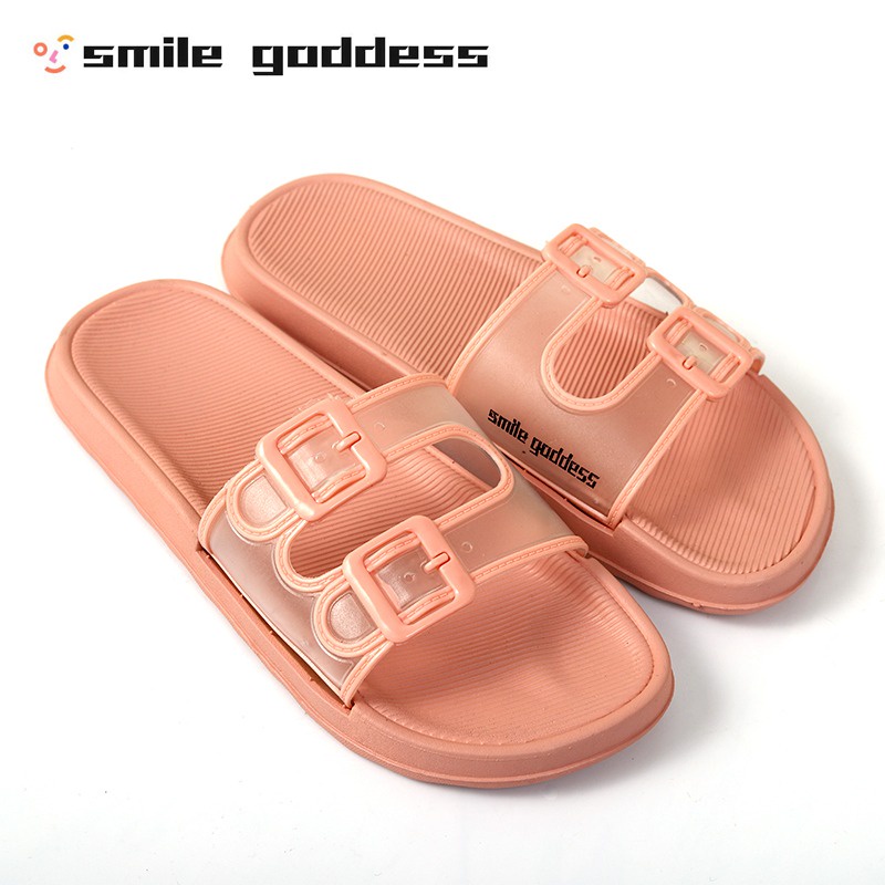 ♥DPS829♥ S29 Sandal Selop Wanita Sendal Teplek Slip Flat Dua Tali Fashion