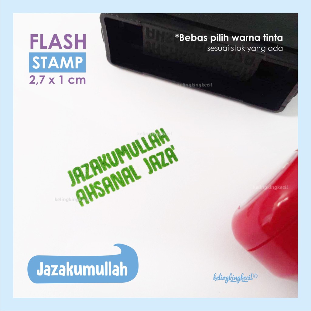 

Flash Stamp ~ "Jazakumullah