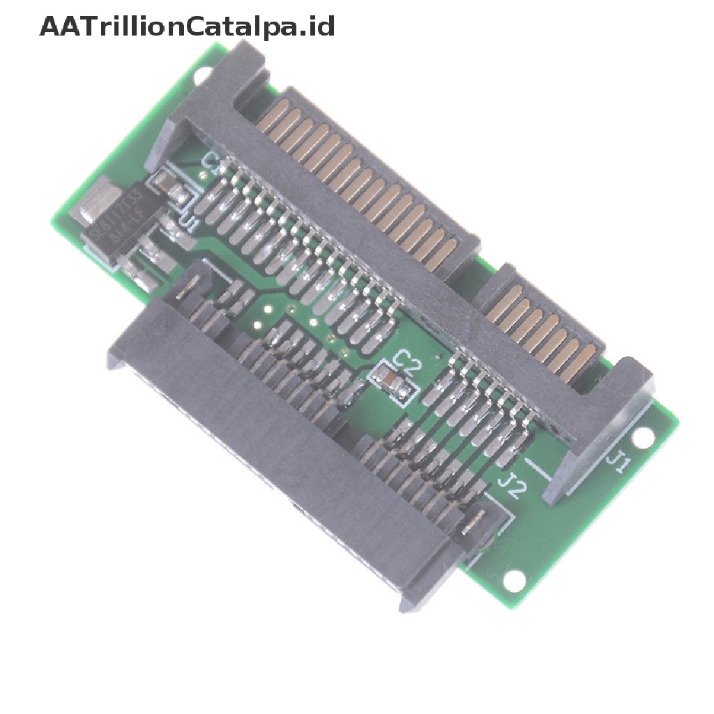 (AATrillionCatalpa) Adapter Hardisk HDD SSD 3.3V Ke 2.5 &quot;22PIN SATA 5V Ukuran 1.8&quot;