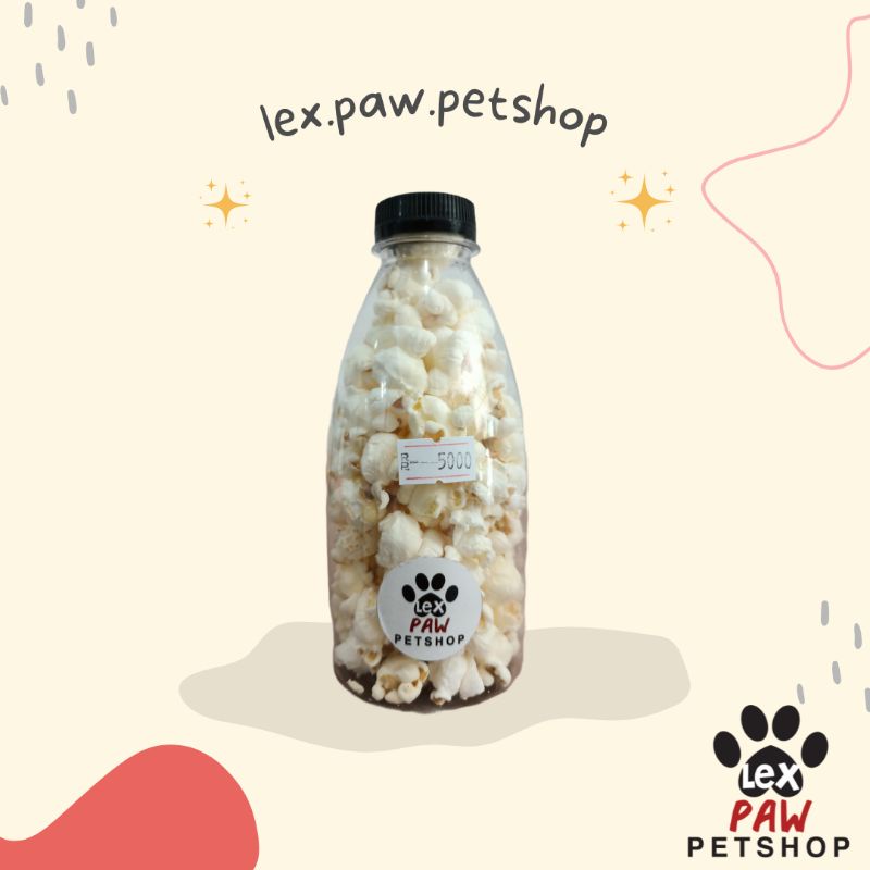 POPCORN HAMSTER / MAKANAN HAMSTER / SNACK HAMSTER MURAH BERKUALITAS