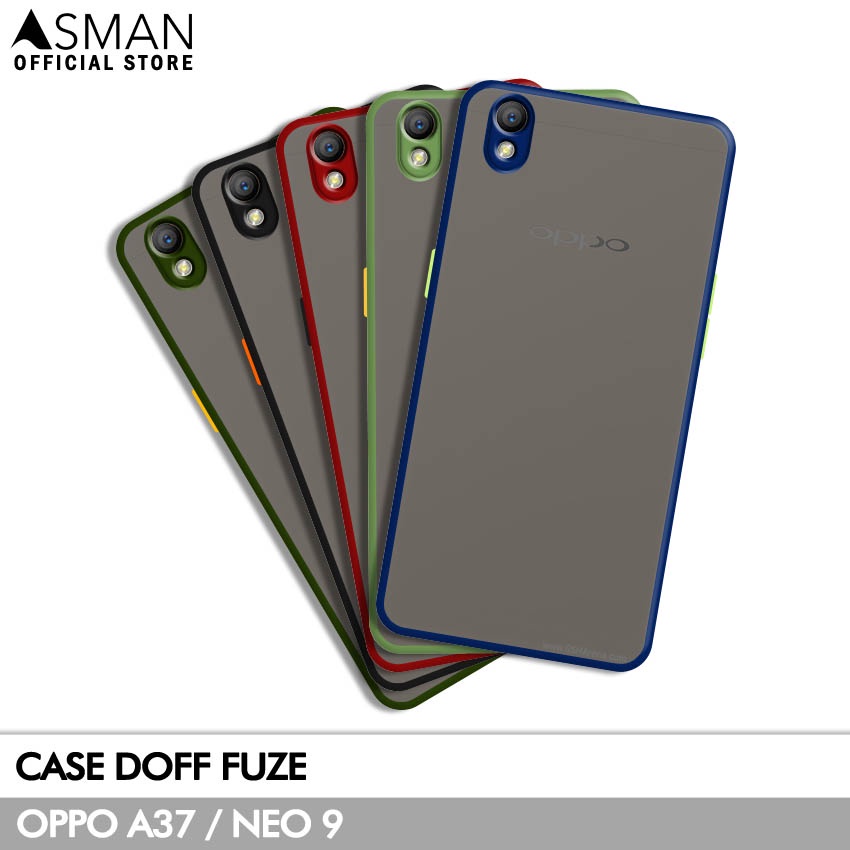 Asman Case Oppo A37f / Neo 9 Doff Fuze Premium Shield Protector