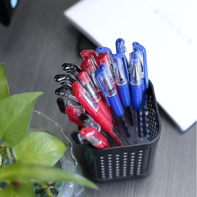 Pulpen Warna Hitam Biru Merah  Gel 0.5 mm