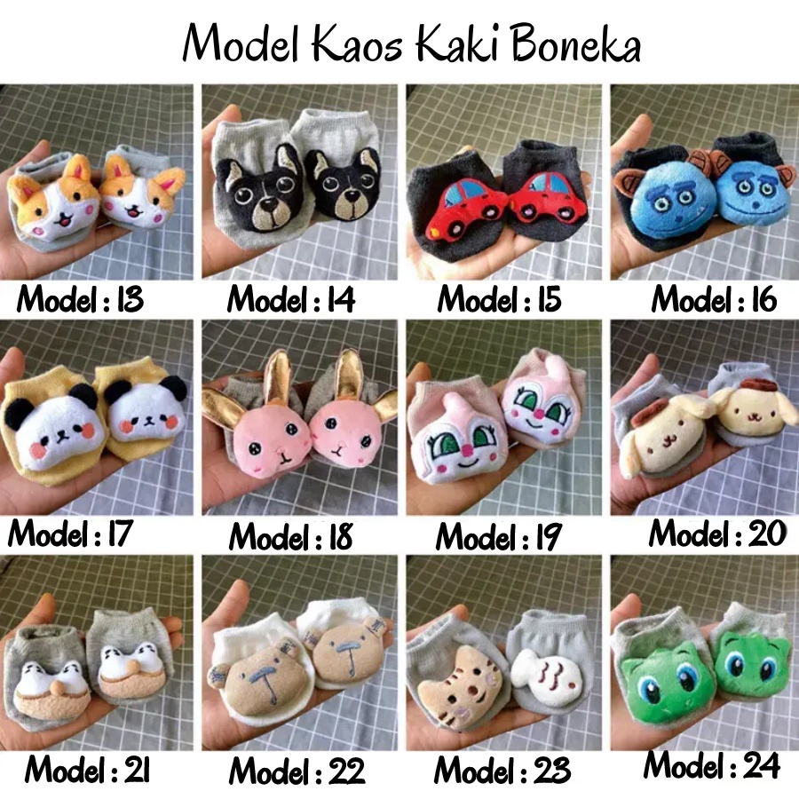 Kaos Kaki Bayi Karakter 3d Lucu Anti Slip Import Kaus Kaki Bayi Laki Laki Perempuan