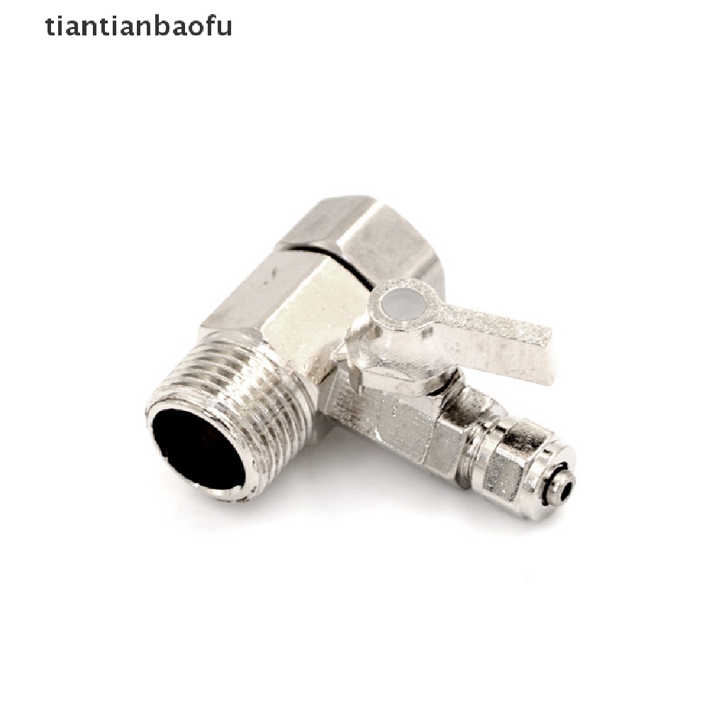 [tiantianbaofu] Feed Water Filter Purifier Adapter 1/2'' to 1/4'' Ball Valve Faucet Tap Safe Boutique