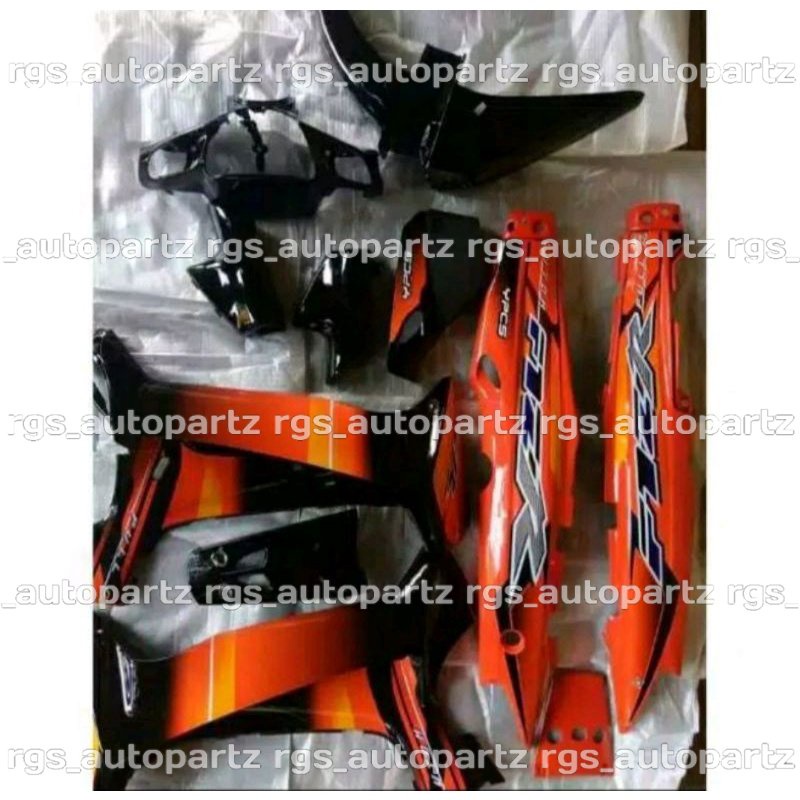cover body fiz r fullset body halus fizr oren orange set halus fiz r orenge hitam