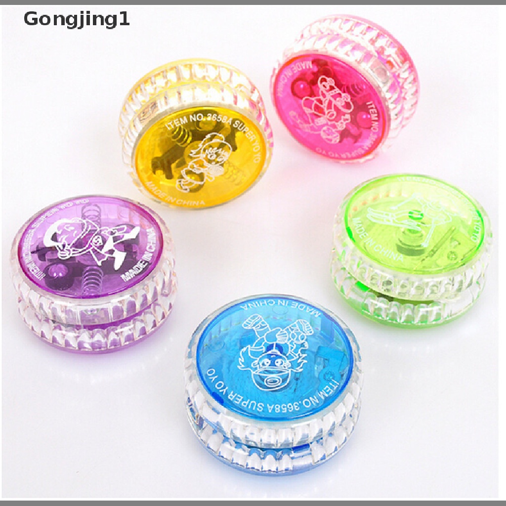 Gongjing1 Mainan YoYo Kecepatan Tinggi Dengan Lampu LED Untuk Anak