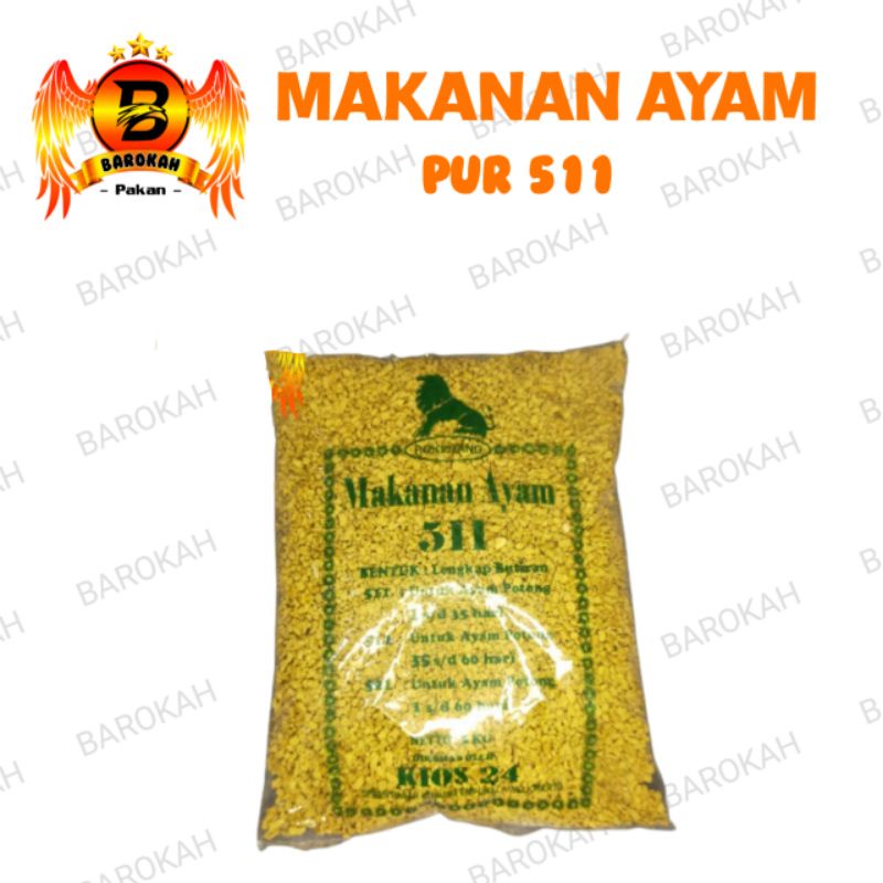 PUR 511 UNTUK AYAM POTONG/PEDAGING REPACK 1KG
