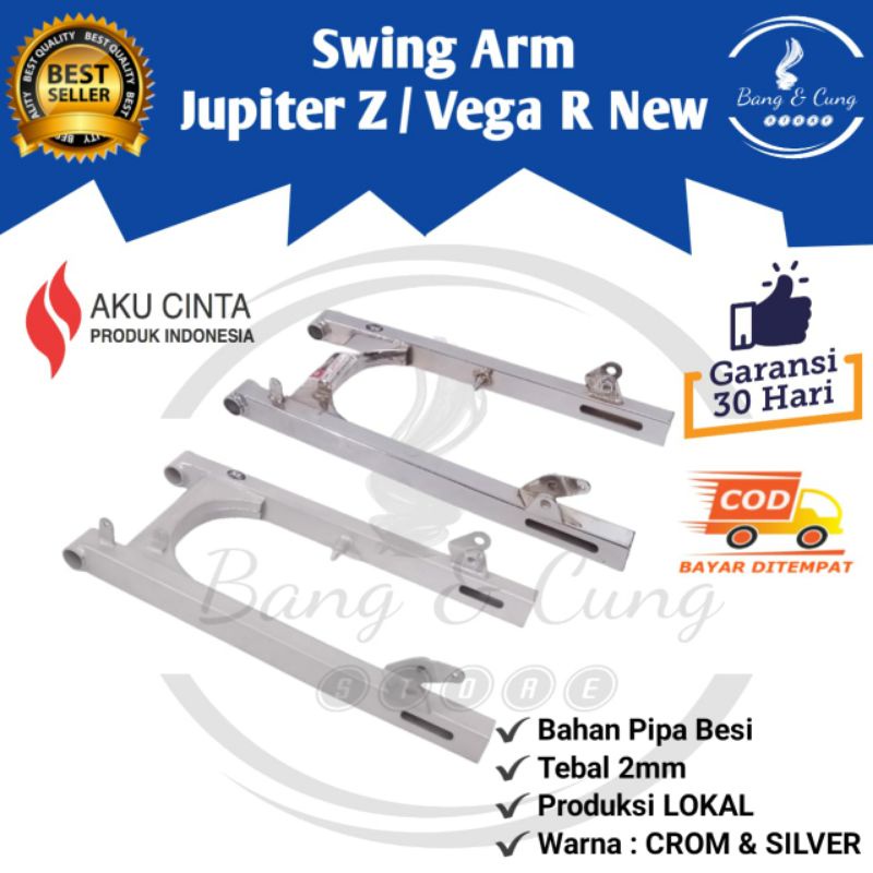 B&C - Fork Swing Arm Arem Lengan Ayun Sasis Motor Yamaha Jupiter Z / Vega R New Model Standart Tebal