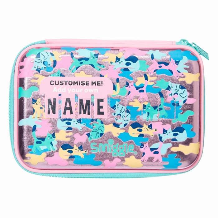 

Lucu Smiggle Illusion Cat Hardtop Pencil Case Diskon