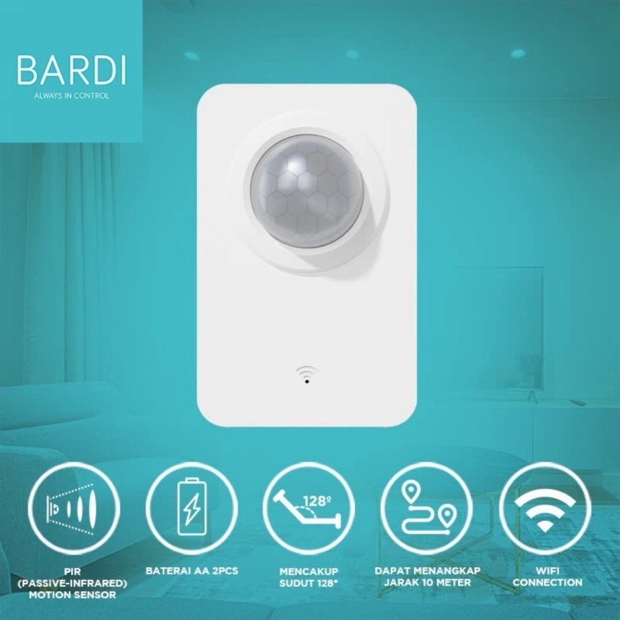 BARDI Bundle Promo Home Security Pack (PIR Motion, Siren, Door Sensor Wifi)