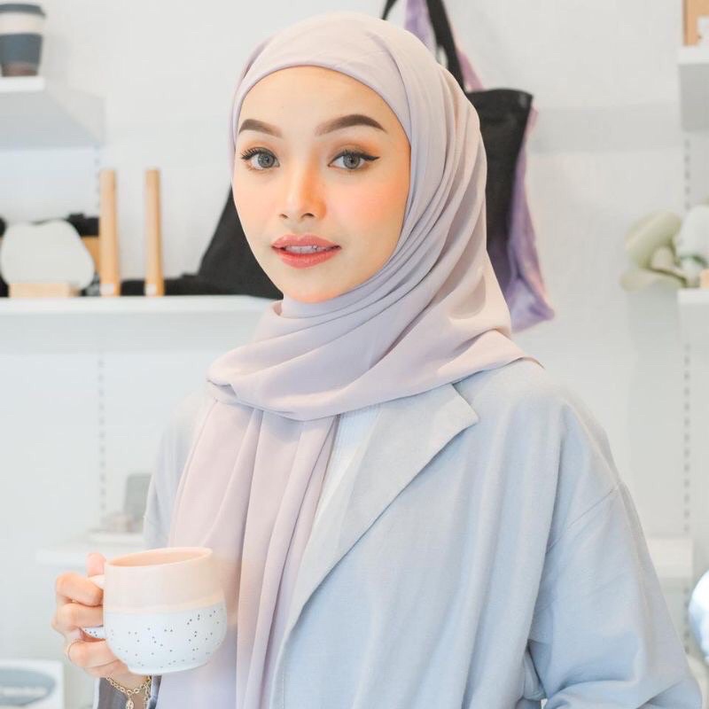 Jilbab Segiempat 2 in 1 Inner Diamond Signature