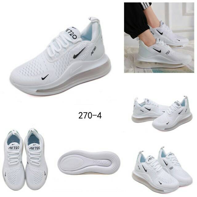 Sepatu cewek NIKE AIR270 LADY WHITE SNEAKERS 270-4