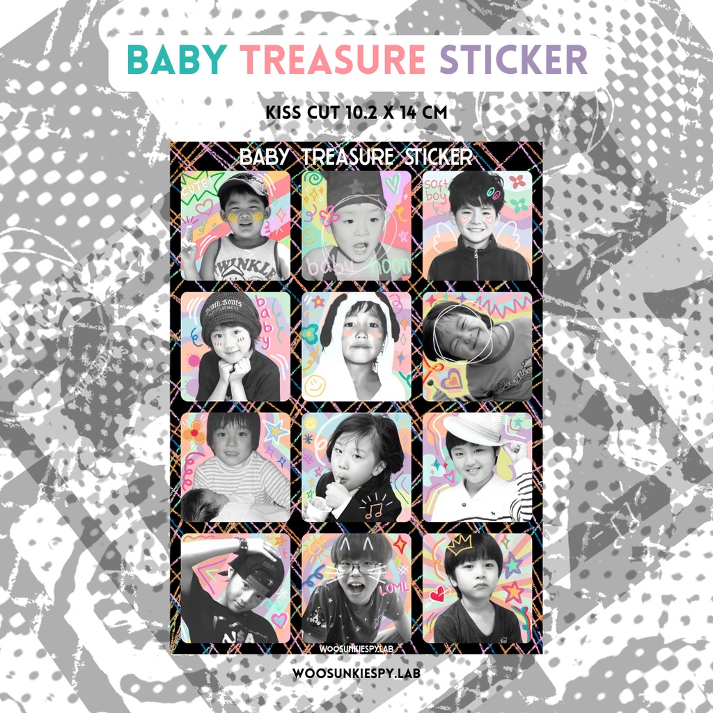 

[woosunkiespy.lab] baby treasure sticker kiss cut