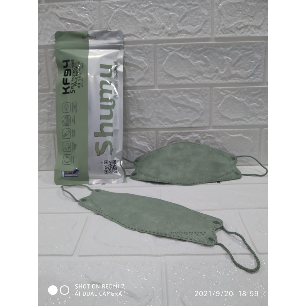 MASKER KF94 MOUSON ISI 10PC Masker KF 94 4ply Masker 4D EVO isi 10pcs-KF94 SHUMU MACHA