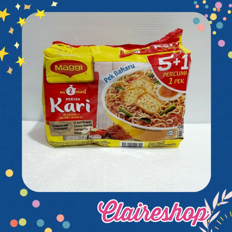 MAGGI MIE KARI ISI 6