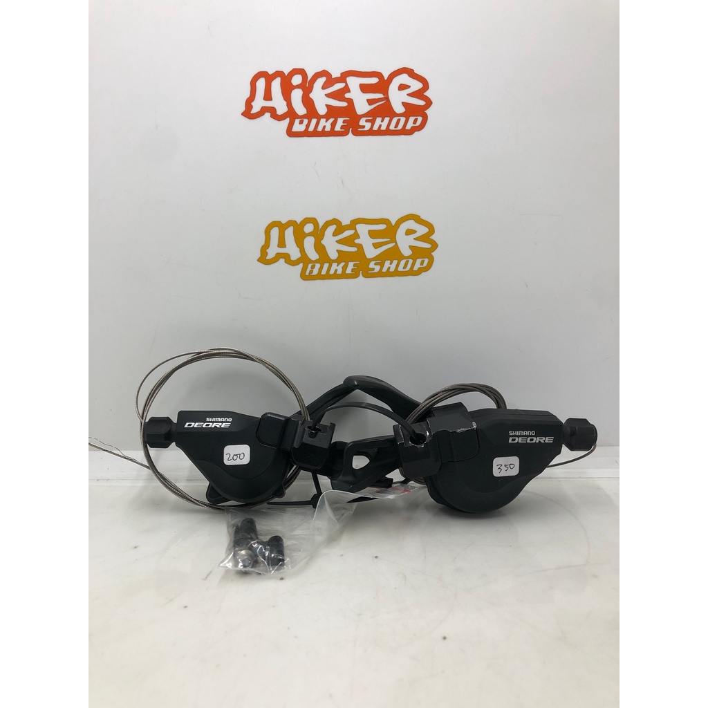 Sepasang Shifter Operan Kanan Kiri MTB Seli Sepeda Lipat Road Shimano DEORE M610 3x10 Speed Bekas  N