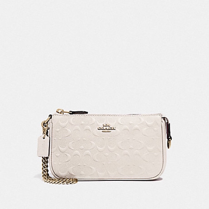 Coach Large Wristlet 19 In Signature Leather (F67567)